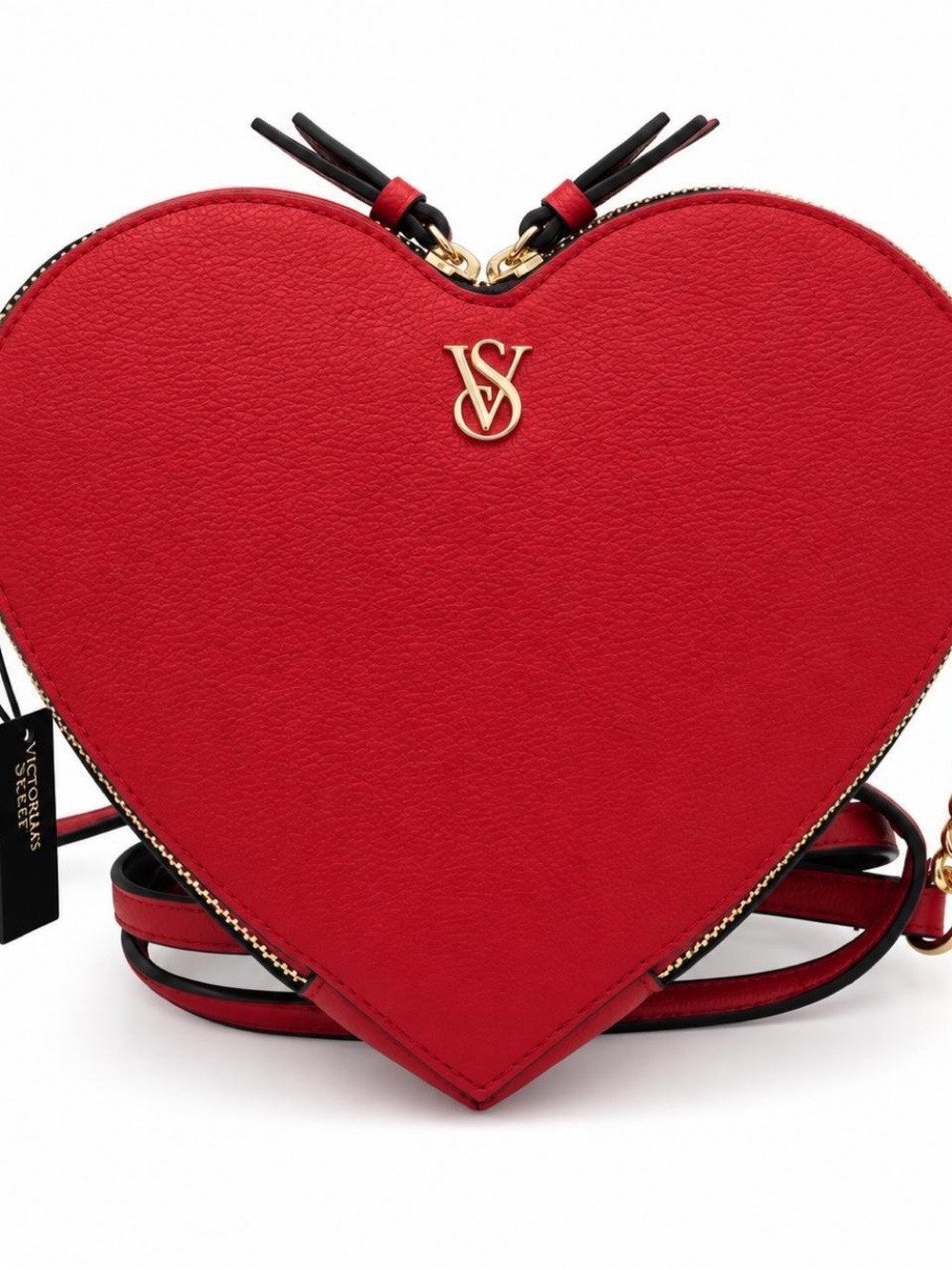 Victoria's Secret Red Heart-Shaped Crossbody